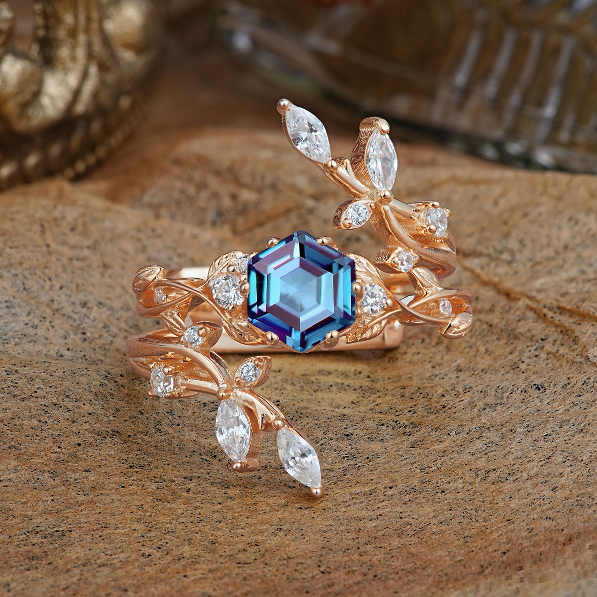 SR17146 Alexandrite Ring - Additional view