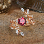 SR17146 Ruby Ring - Additional view