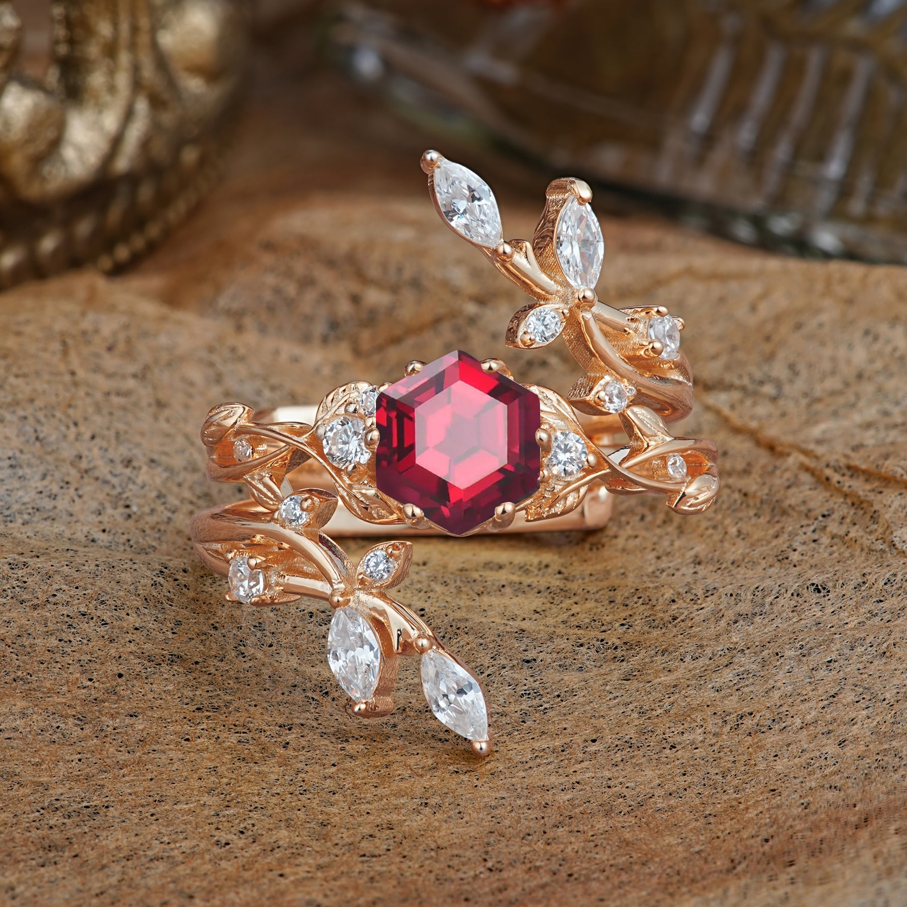 SR17146 Ruby Ring - Additional view