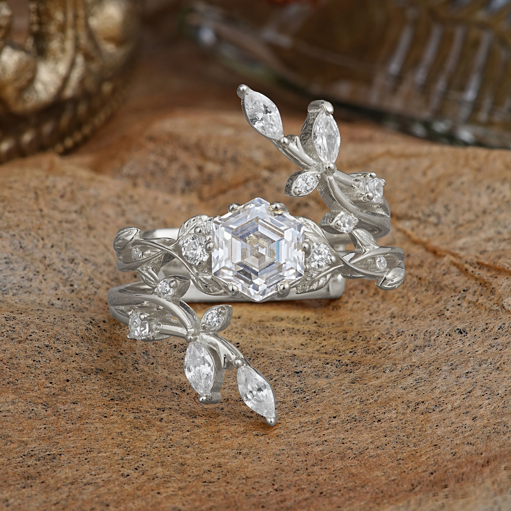 SR17146 Moissanite Ring - Additional view