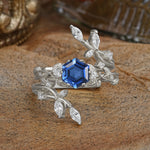SR17146 Sapphire Ring - Additional view