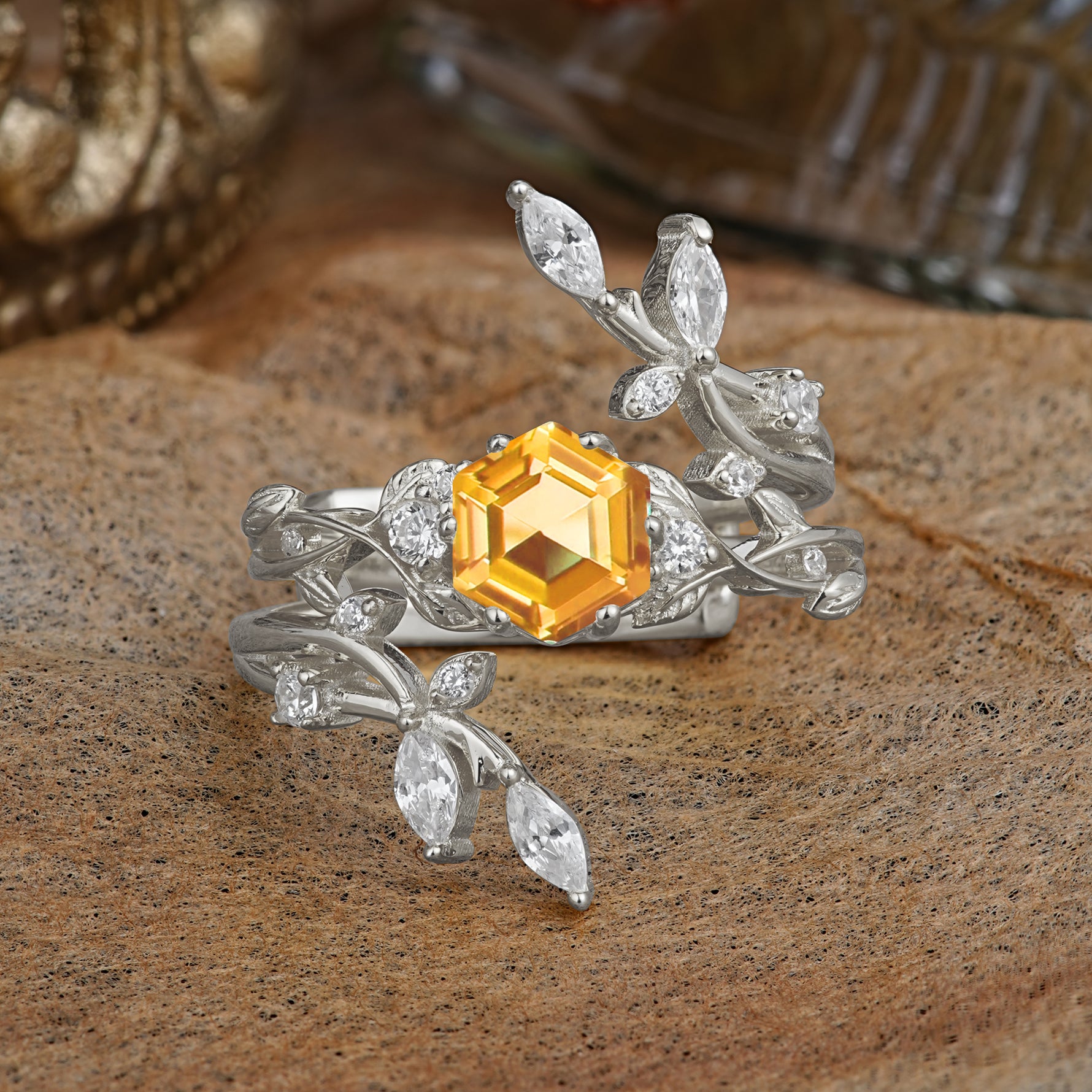 SR17146 Citrine Ring - Additional view