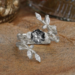 SR17146 Black Rutilated Quartz Ring - Additional view