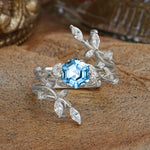 SR17146 Aquamarine Ring - Additional view