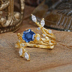 SR17146 Sapphire Ring - White-Gold