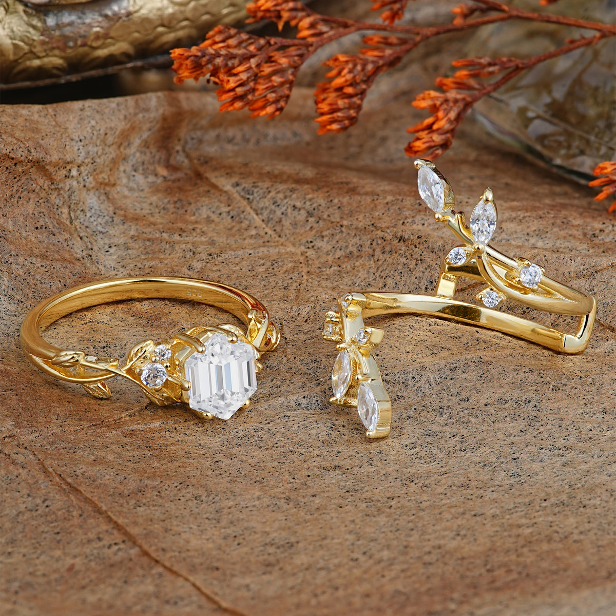 SR17146 Lab Diamond Ring - Rose-Gold