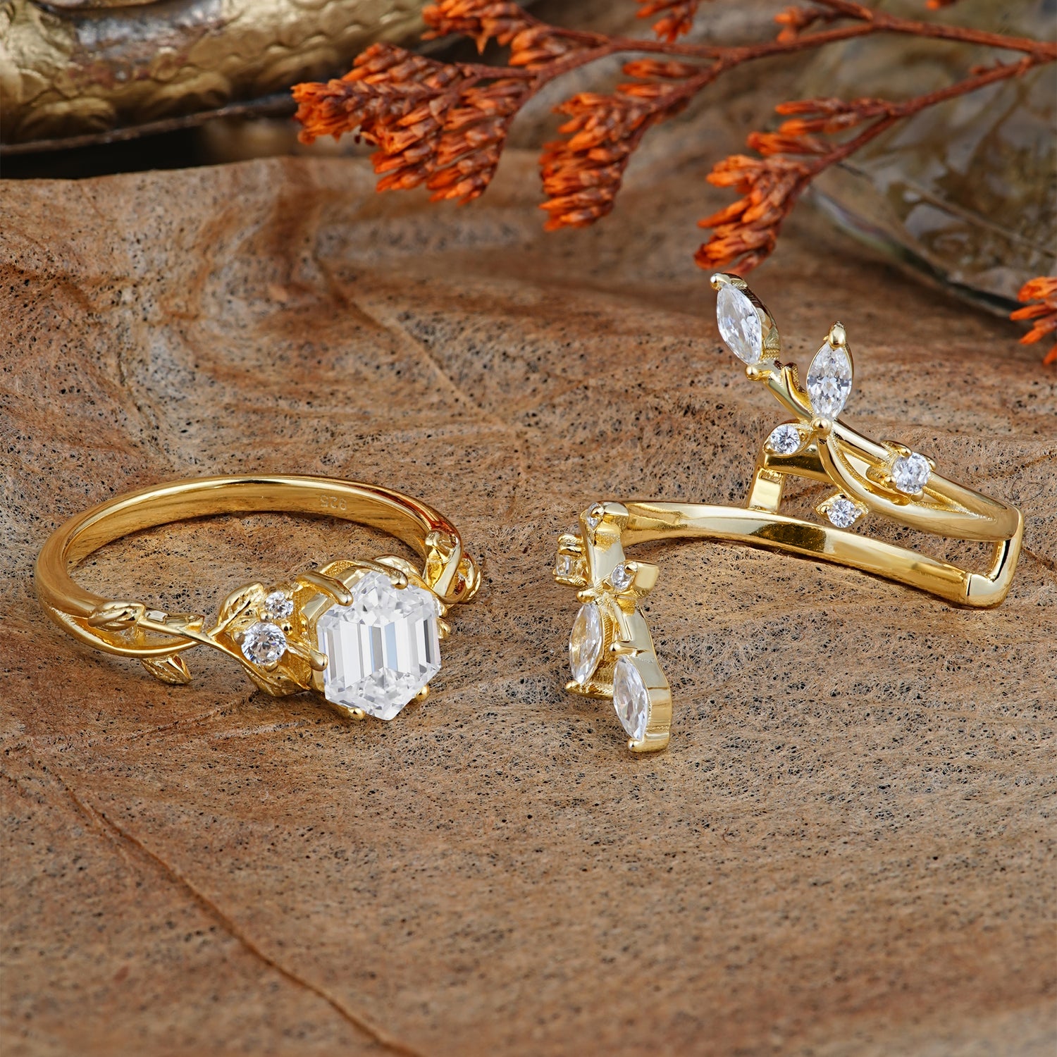 SR17146 Lab Diamond Ring - Rose-Gold