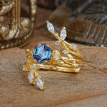 SR17146 Alexandrite Ring - White-Gold