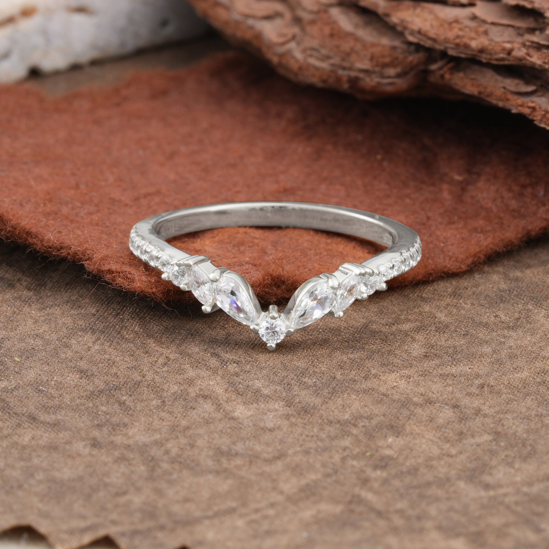SR17203 Moissanite Ring - Additional view