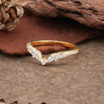 SR17203 Moissanite Ring - Rose-Gold