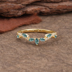 SR17204 Moss Agate Ring - Yellow-Gold