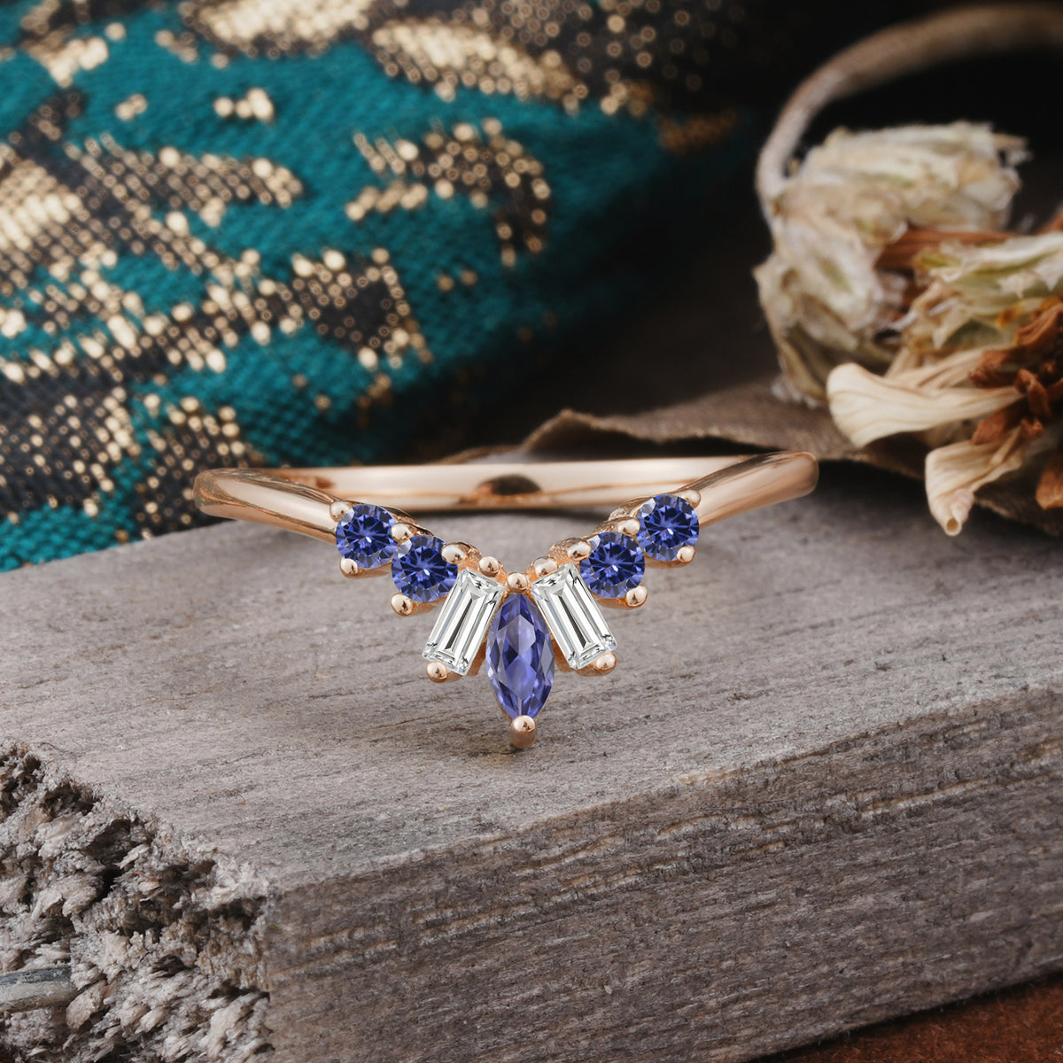 SR17216 Tanzanite Ring - Additional view