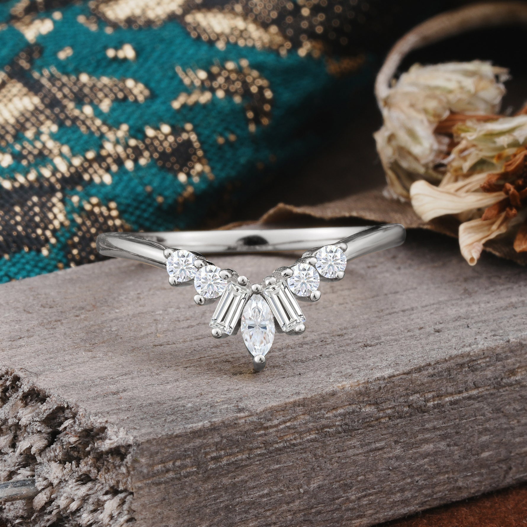 SR17216 Moissanite Ring - Additional view