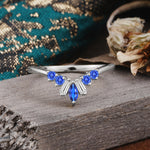 SR17216 Sapphire Ring - Additional view