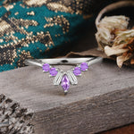 SR17216 Amethyst Ring - Additional view