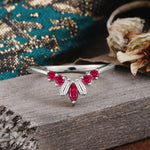 SR17216 Ruby Ring - Additional view