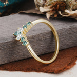 SR17216 Moss Agate Ring - Additional view