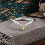 SR17227 Peridot Ring - Additional view