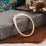 SR17227 Sapphire Ring - Additional view