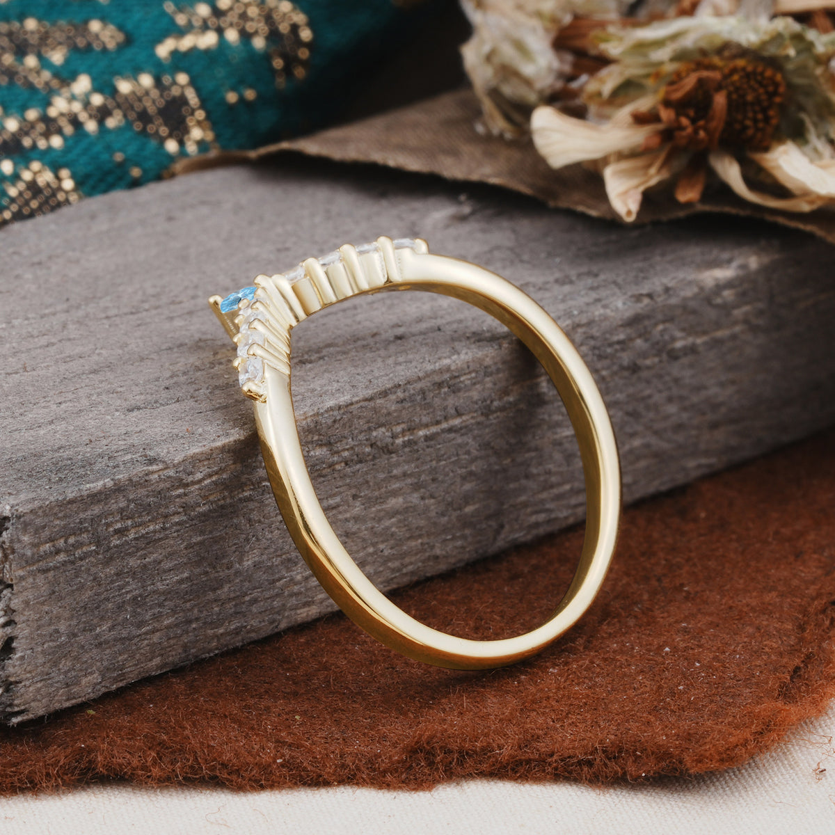 SR17227 Aquamarine Ring - Additional view