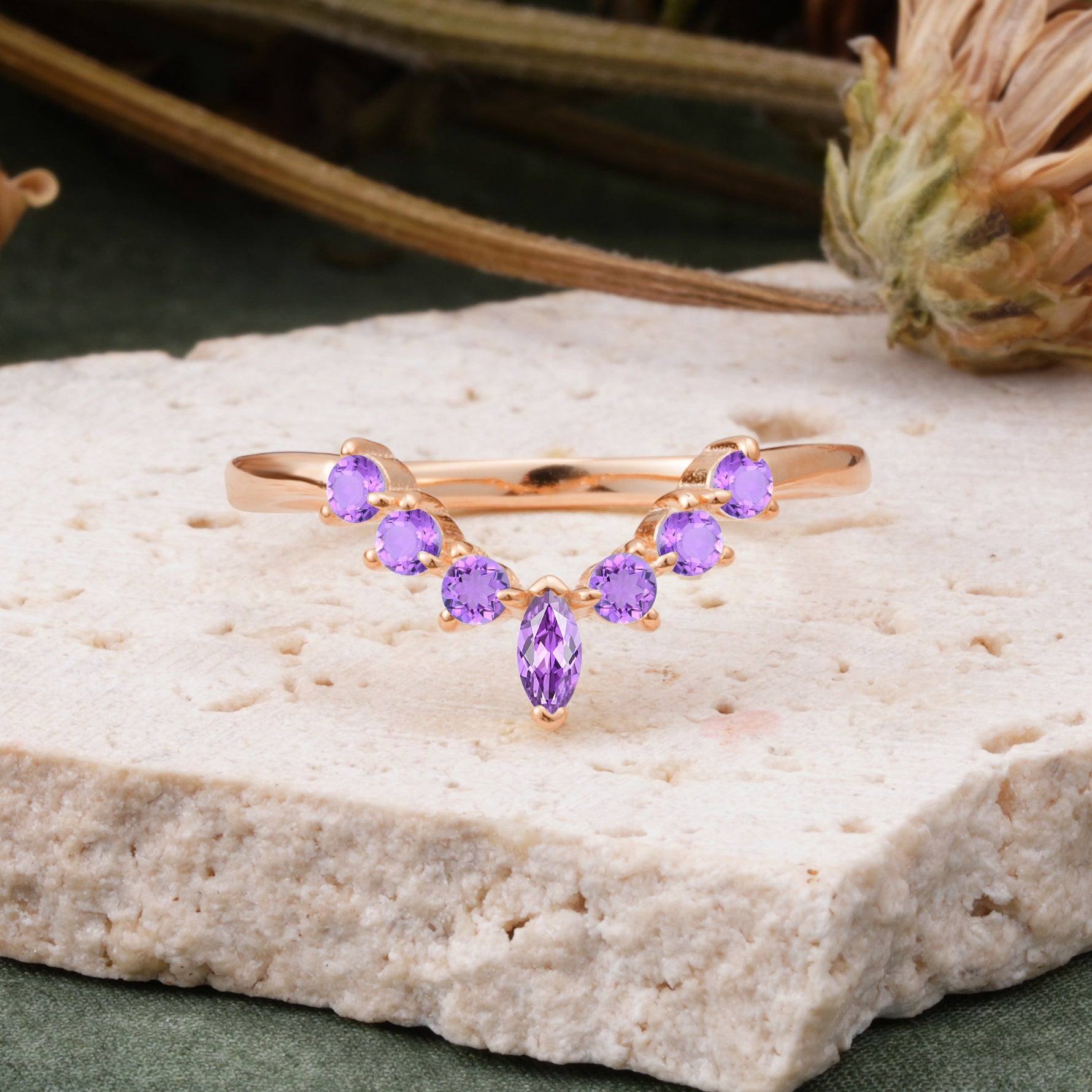 SR17234 Amethyst Ring - Additional view