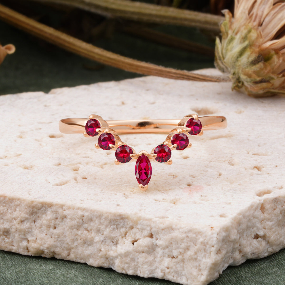 SR17234 Ruby Ring - Additional view