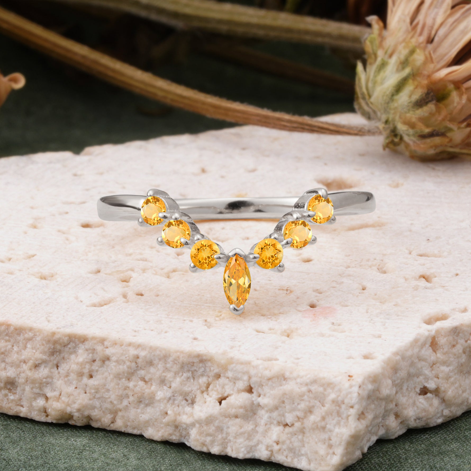 SR17234 Citrine Ring - Additional view