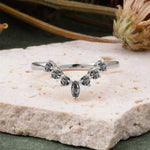 SR17234 Black Rutilated Quartz Ring - Additional view
