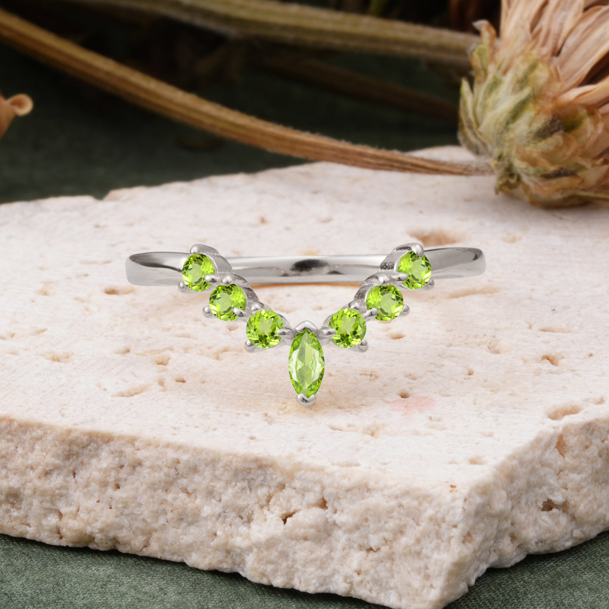 SR17234 Peridot Ring - Additional view
