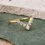 SR17234 Moissanite Ring - White-Gold