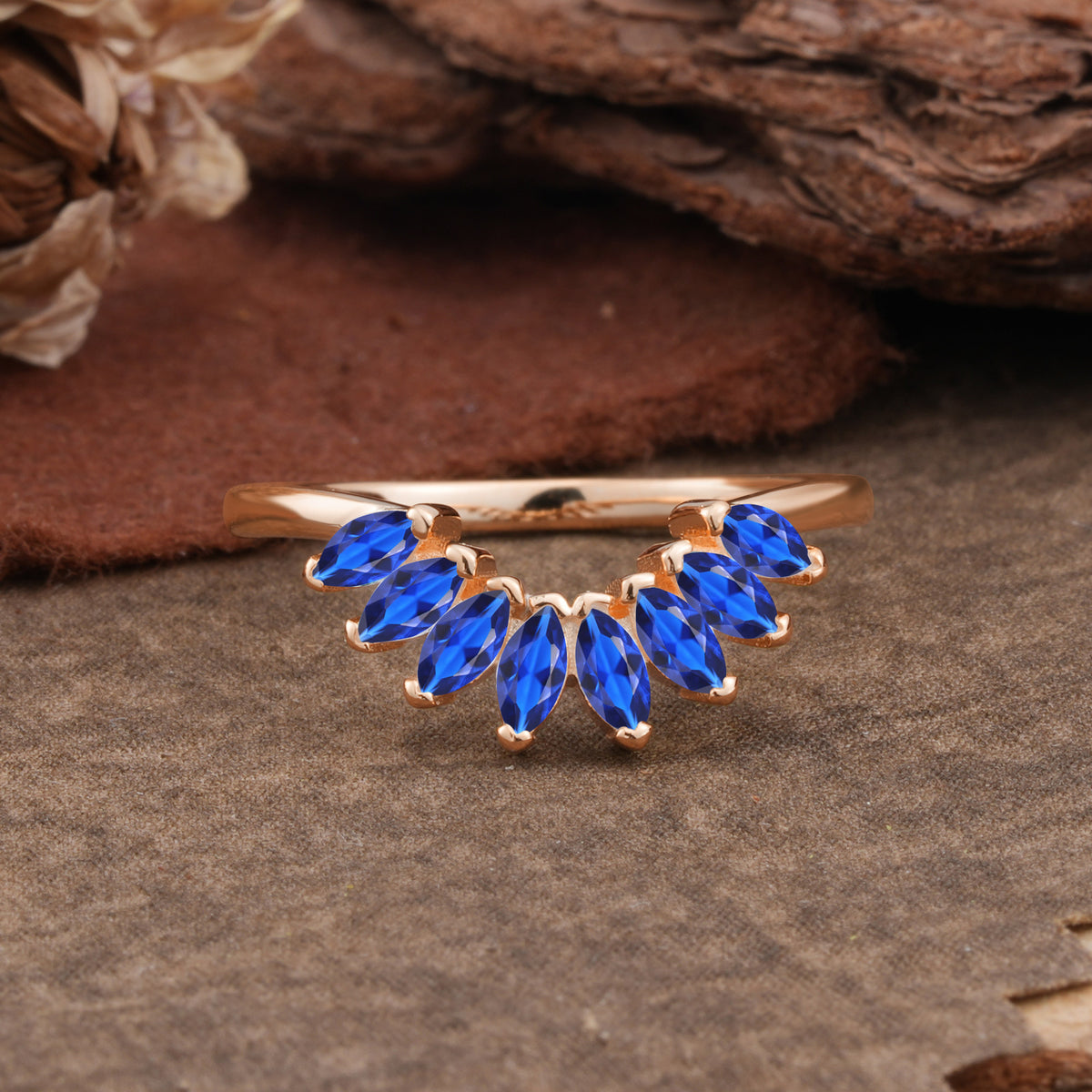 SR17236 Sapphire Ring - Additional view