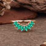 SR17236 Emerald Ring - Additional view