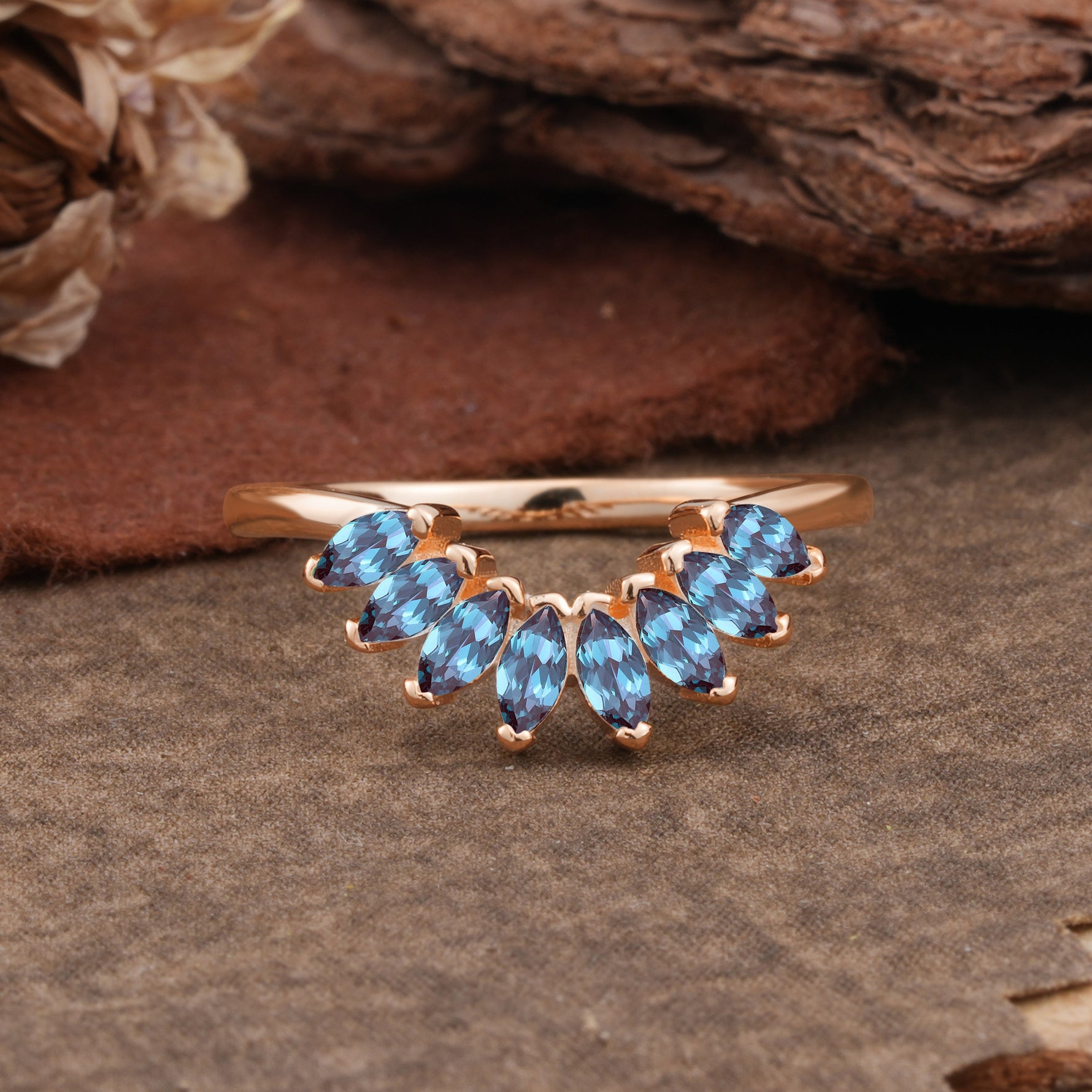 SR17236 Alexandrite Ring - Additional view