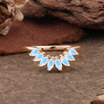 SR17236 Moonstone Ring - Additional view