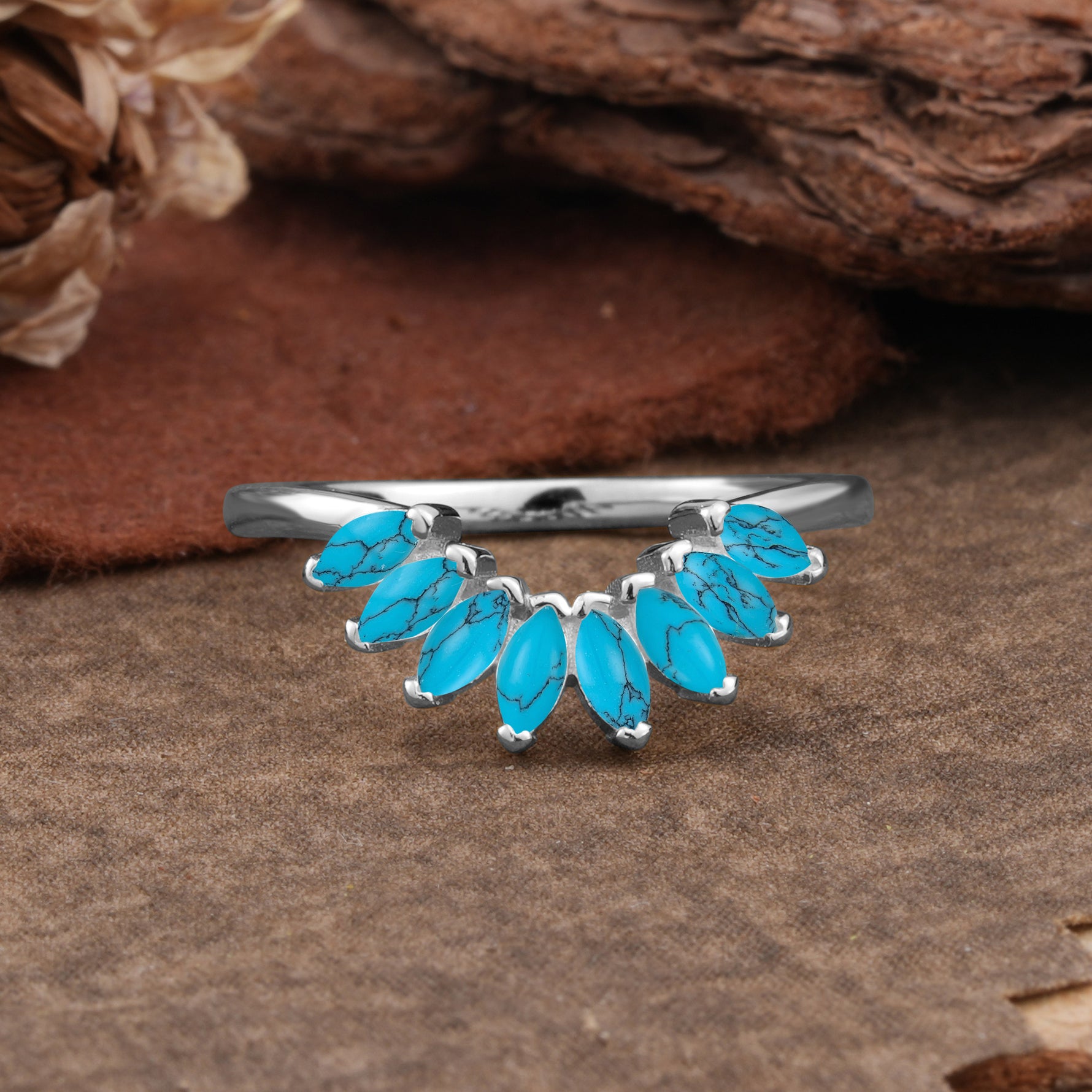SR17236 Turquoise Ring - Additional view