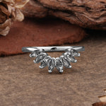 SR17236 Black Rutilated Quartz Ring - Additional view