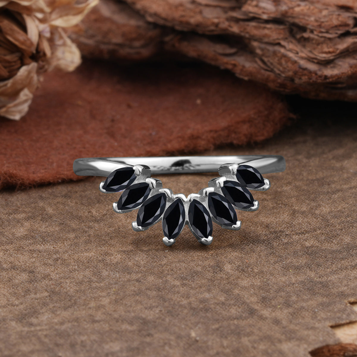 SR17236 Black Onyx Ring - Additional view