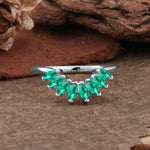 SR17236 Emerald Ring - Additional view