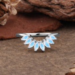 SR17236 Moonstone Ring - Additional view