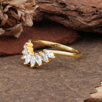 SR17236 Moissanite Ring - White-Gold