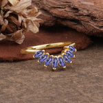 SR17236 Tanzanite Ring - Rose-Gold