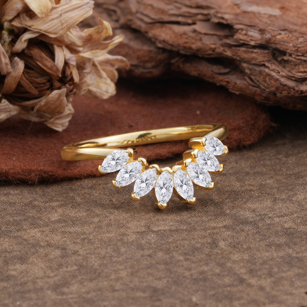 SR17236 Lab Diamond Ring - Rose-Gold