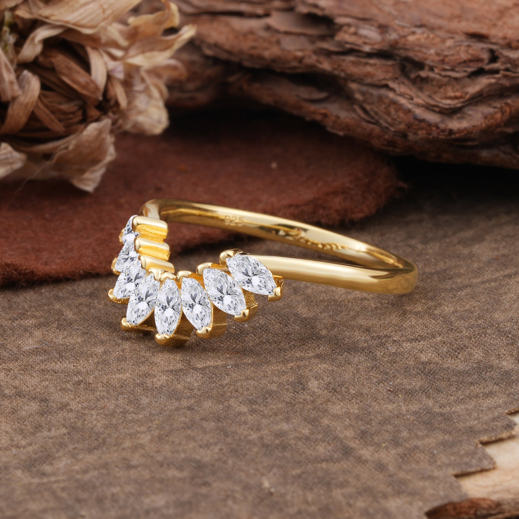 SR17236 Lab Diamond Ring - White-Gold