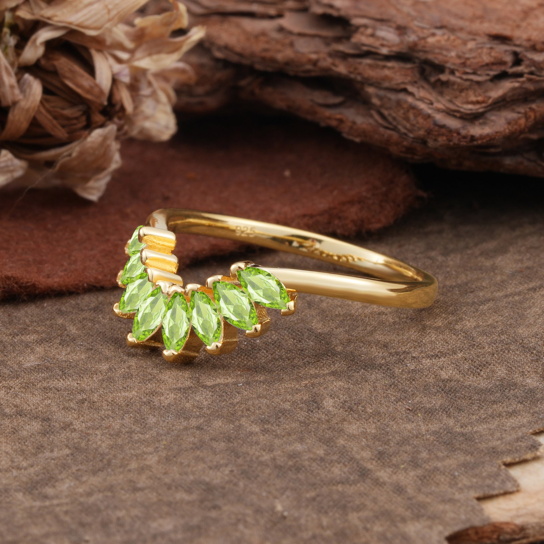 SR17236 Peridot Ring - Additional view