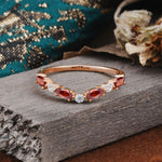 SR17241 Garnet Ring - Additional view