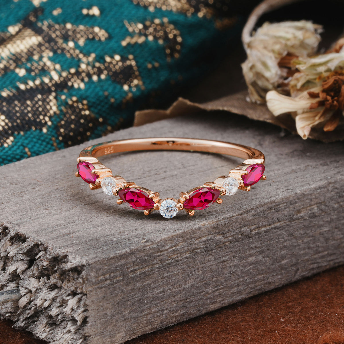 SR17241 Ruby Ring - Additional view