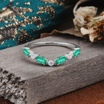 SR17241 Emerald Ring - Additional view