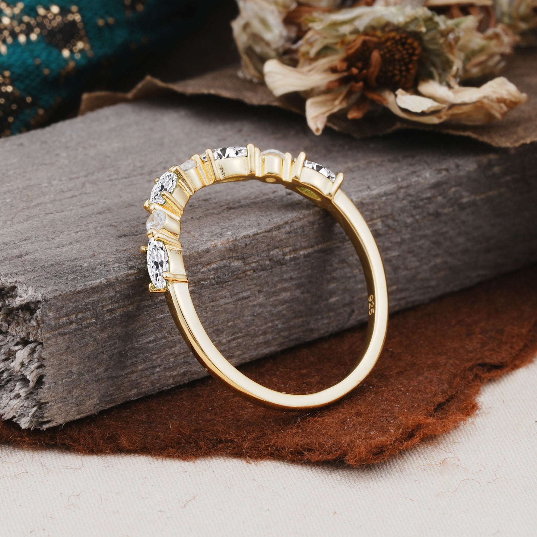 SR17241 Lab Diamond Ring - White-Gold