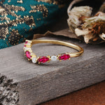 SR17241 Ruby Ring - Rose-Gold