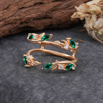 SR17251 Emerald Ring - Additional view